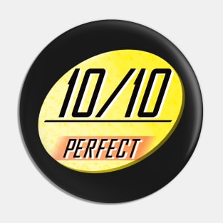 10 out of 10 - PERFECT Pin