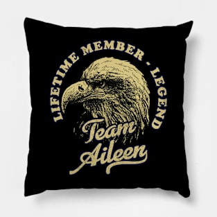 Aileen Name - Lifetime Member Legend - Eagle Pillow