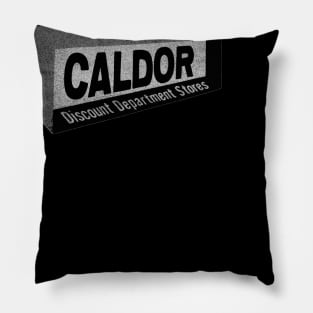 Caldor Department Store Vintage Retro Distressed 1960s Pillow