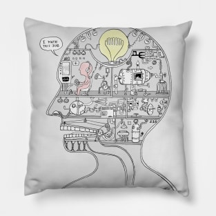 The little guy inside your head Pillow