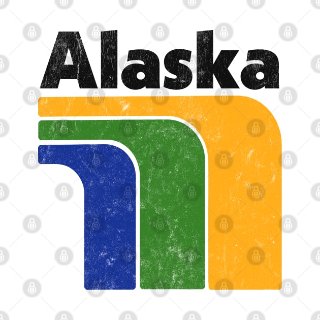 Alaska // Retro Style Design by DankFutura