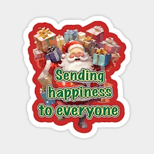 Santa Claus gives gifts Magnet