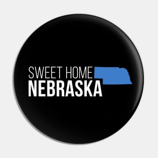 Nebraska Sweet Home Pin