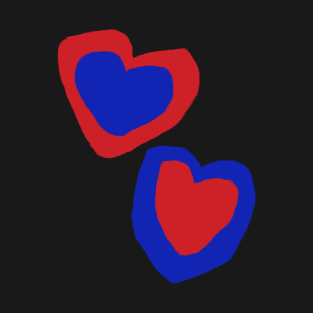 I Love My Life blue heart T-Shirt  #TPArtDecoContest T-Shirt