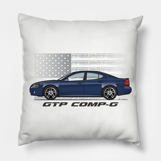 GTP Dark Blue Pillow by JRCustoms44