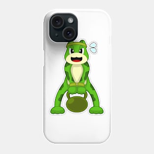 Frog Bodybuilder Dumbbell Bodybuilding Phone Case