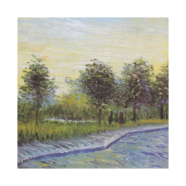 Vincent Van Gogh- Lane in Voyer d'Argenson Park at Asnieres by SybaDesign