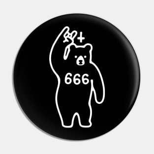 BLACK BEAR METAL Pin