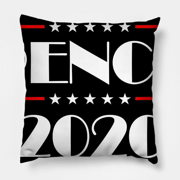 Pence 2020 American Flag Pillow by Barnard