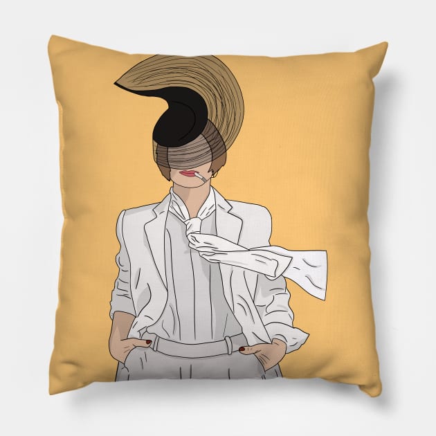 Patti Lupone Hat Pillow by byebyesally