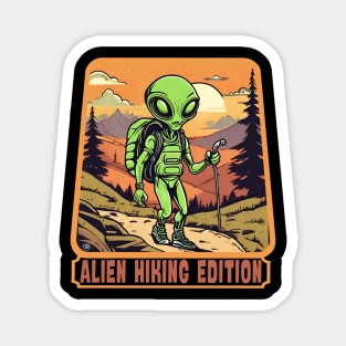 Alien hiking edition Magnet