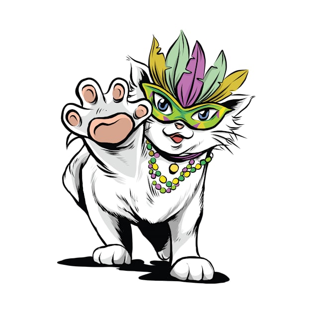 Mardi Gras Cat by AntiAntiFlorian