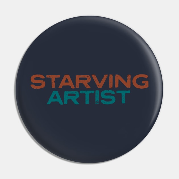 Starving Artist Pin by Commykaze