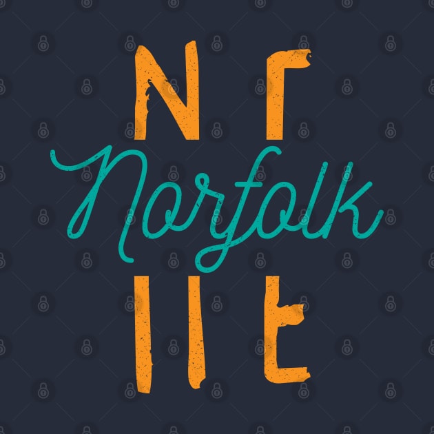 Norfolk NE City Typography by Commykaze