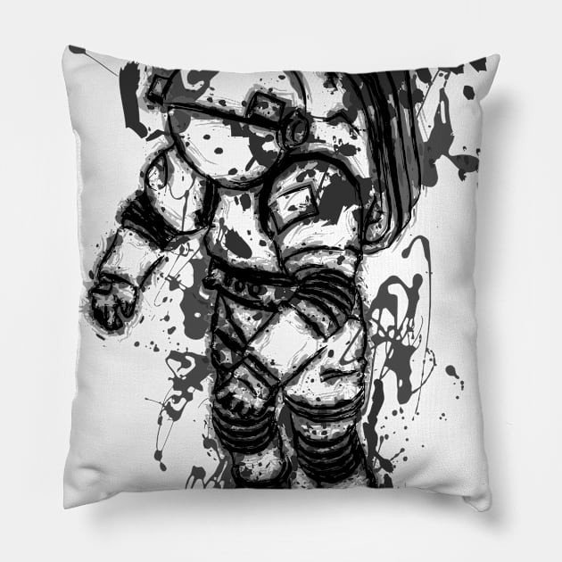 Astronauts Pillow by gblackid