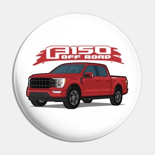 Car truck off road  f-150 red Pin