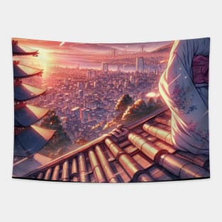 mount Fuji - Anime Tapestry