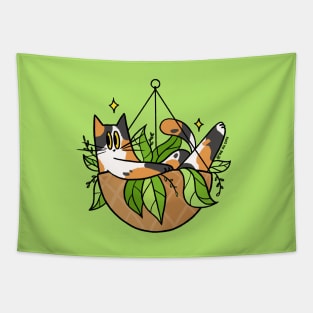 Plant-Loving Purrfection Tapestry