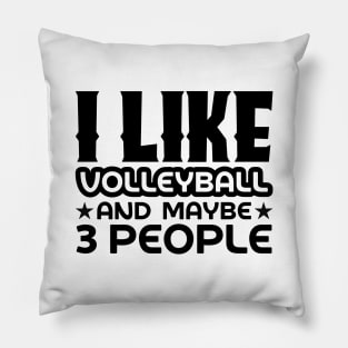 I like volleyball and maybe 3 people Pillow