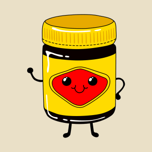 Cute Vegemite jar - Australia - Cute Vegetarian Spread T-Shirt