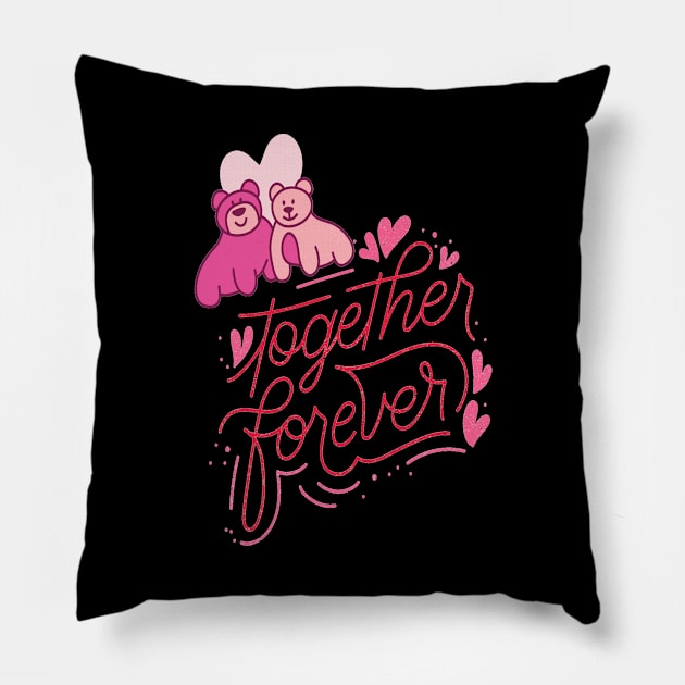 valentines day 2021 Pillow by artby-shikha