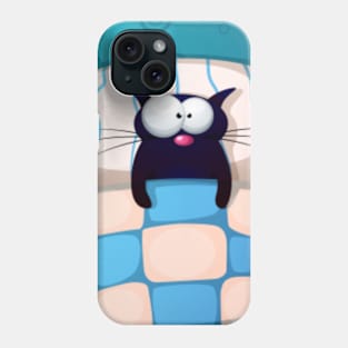 Cute Cat In The Bed Phone Case