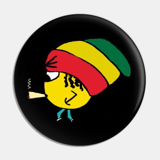 Funny Rasta Emoji Pin