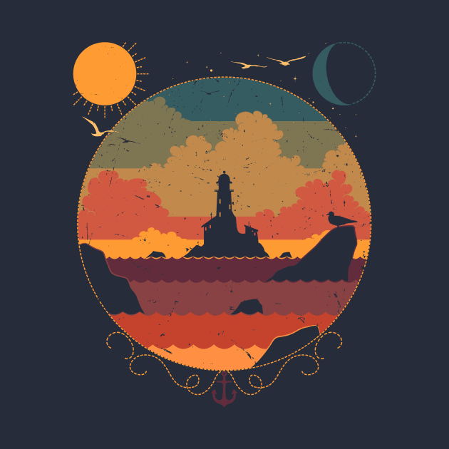 Lighthouse Dusk by Max58