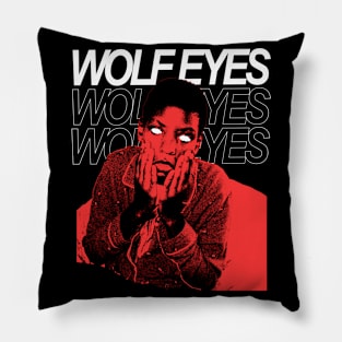 Wolf Eyes indie Pillow