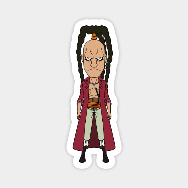 Hawins Pirate Magnet by onepiecechibiproject