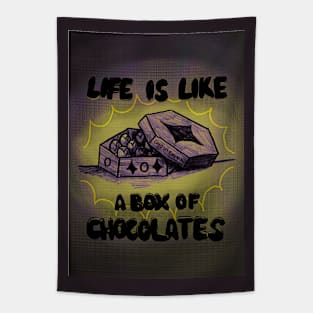 Life is Like A Sweet Box of Chocolates Tapestry