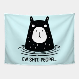 capybara Ew ، People fun gift for capybara  lovers Tapestry