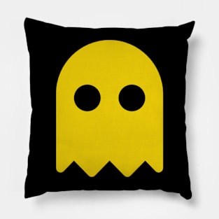 Yellow Ghost Pillow