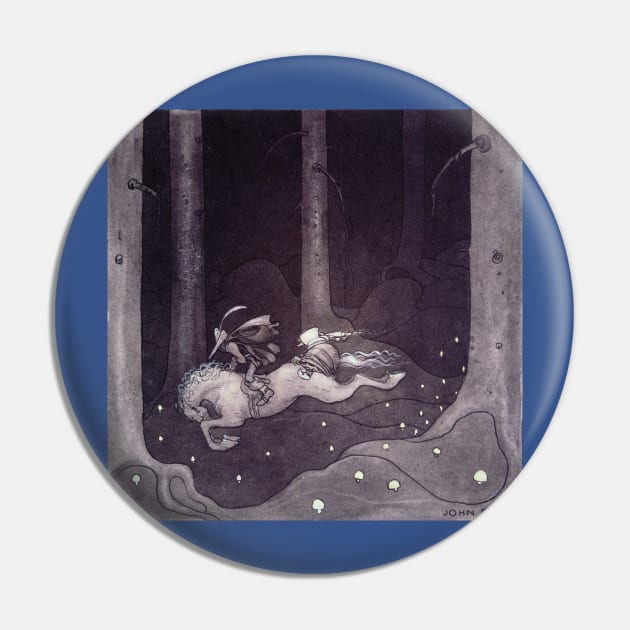 The Troll Ride - John Bauer Pin by forgottenbeauty