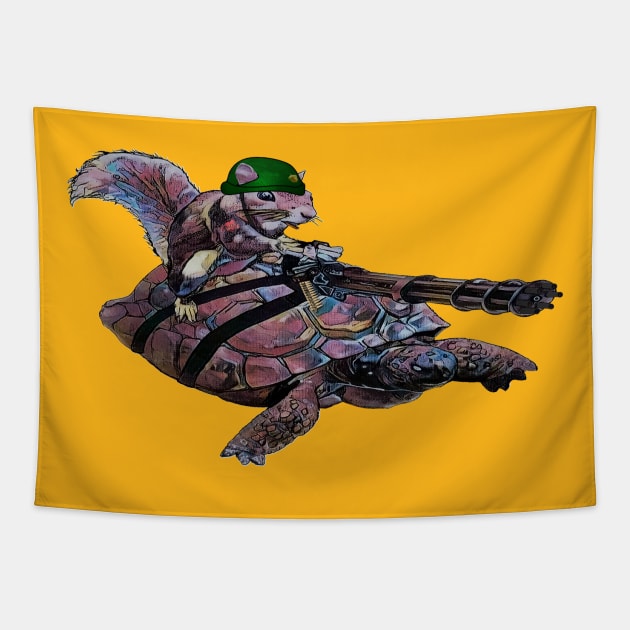 MODERN WARFARE CALL OF DUTY SQUIRREL FUNNY SWAG Tapestry by LastViewGallery