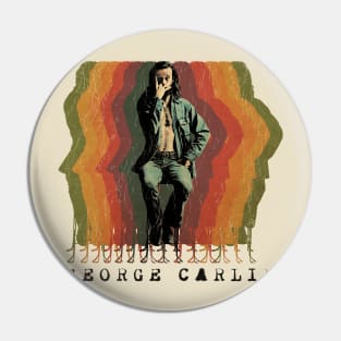 George Carlin Retro Pin