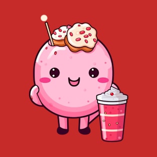 kawaii Ice cream  T-Shirt cute Candy food gilrl T-Shirt