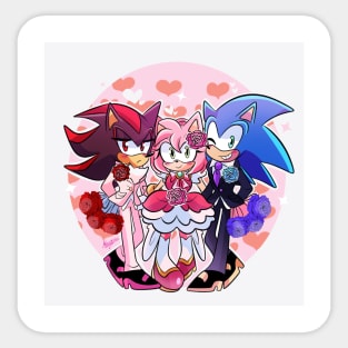 Hedgehog Lovers (Sonic X Shadow) SFW Very Cute Trust Me Sticker