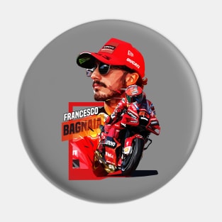 Francesco Bagnaia Low Poly Pin