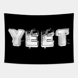 3D Yeet Urban Slang Dance - Hip Hop Culture - Graphic Saying Tapestry