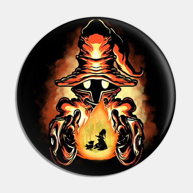 Black Mage Pin by plonkbeast