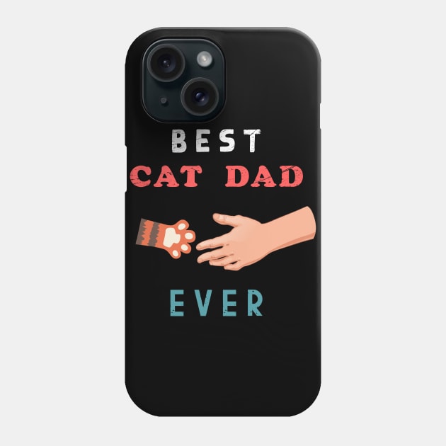 Best cat dad ever - Father vintage cat dad ever gift Phone Case by Flipodesigner