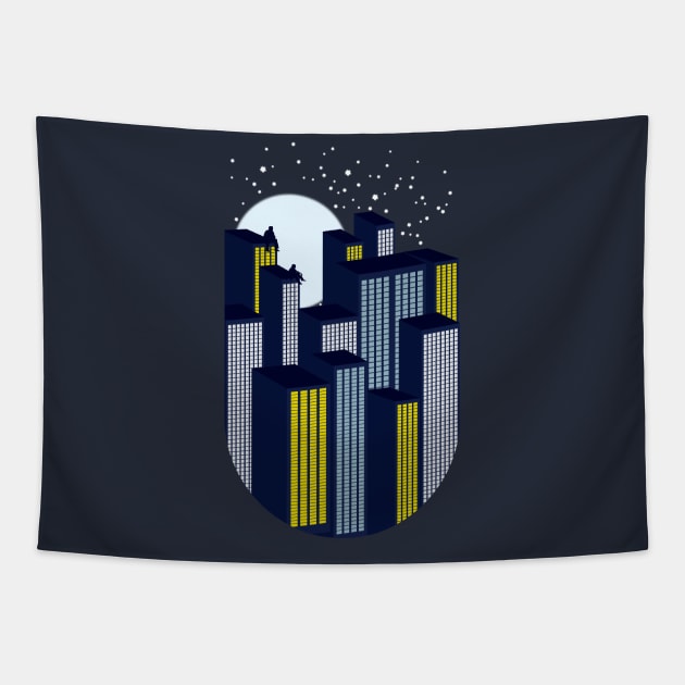 Big City Chill Tapestry by modernistdesign