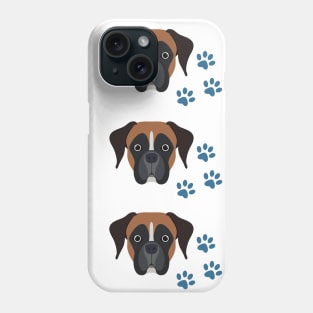 Boxer dog pattern Phone Case