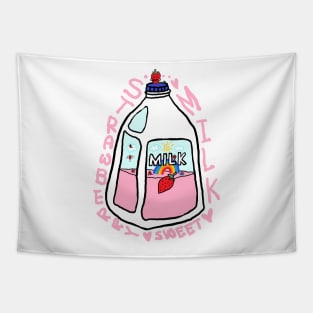 Strawberry milk Tapestry