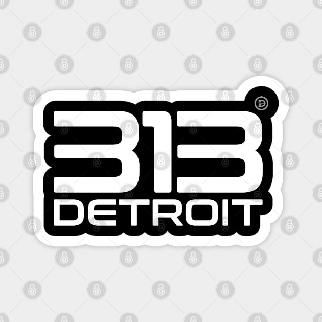 313 Detroit Magnet by ＤＥＴＲＯＩＴ ＳＴＡＴＥ™