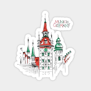 Old Town Hall in Munich, Germany Magnet
