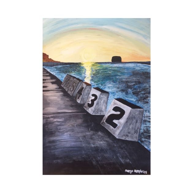 "Merewether Baths" by Margo Humphries by Margo Humphries Art