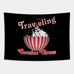 Traveling Cocaine Circus Tapestry