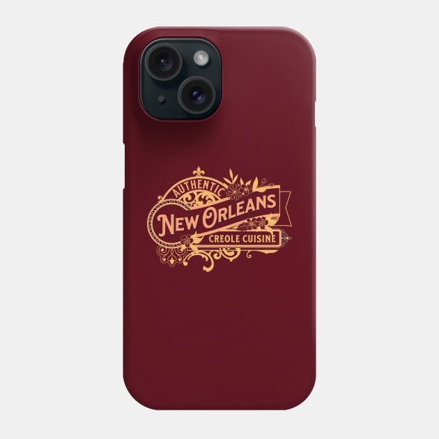 New Orleans Creole Cuisine Phone Case by Scar